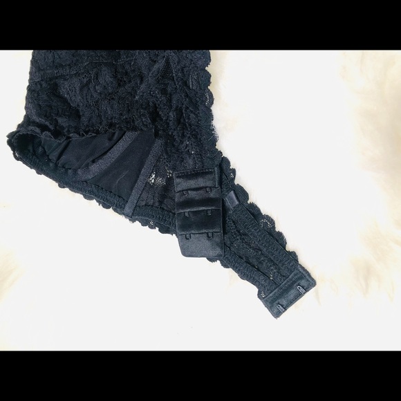 Aerie black floral lace bralette - Picture 5 of 8